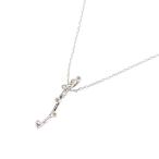 �ۥ磻�ȥ������ �ͥå��쥹 ������ 0.04ct 10�� 10k ���������� �ڥ����ȥȥå� ���奨�꡼ ��ǥ����� �����ȥ��