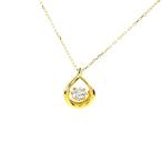 ��������ɥͥå��쥹 K18 �ࡼ�ӥ󥰥����� 0.13ct ������ �ɤ�� ������ �ɥ��å� K18YG 40cm �ڥ����� ���奨�꡼ ��ǥ����� �����ȥ��