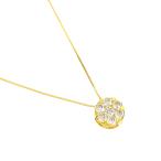 ������ �ͥå��쥹 1.00ct 1ct ��������������� 18�� 45cm �����㥹�����դ� �ڥ����� �ڥ�ȥå� �٥ͥ������������  ���奨�꡼ �����ȥ��