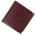 カルティエ 財布 マストライン 二つ折りサイフ L3000165 ボルドー カウハイドレザー アクトワン