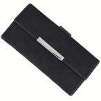 グッチ 長財布 ブラック GGキャンバス 二つ折りロングウォレット Wホック キャンバス×レザー アクトワン