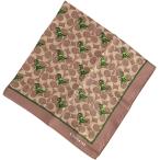  Coach rekisi- принт шелк бандана шелк 100% оттенок коричневого квадратное шарф akto one 