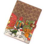  Coach Hori te- ноутбук * signature парусина *rekisi- and снеговик CY192 кожа покрытие канцелярские принадлежности Note Brown кожа akto one 