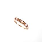 指輪 18金 レディース インペリアルトパーズ 0.50ct ダイヤ 0.05ct 13.5号 K18PG ピンクゴールド 11月 誕生石 ファッションリング ジュエリー アクトワン
