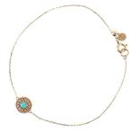  Vendome голубой yama браслет K10YGamazo Night Circle узор Brown diamond 18cm раздвижной AJVB4123LSAZakto one 