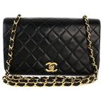 シャネル バッグ マトラッセ チェーンショルダー ブラック ゴールド金具 ショルダーバッグ カバン レディース アクトワン