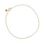  ножной браслет 18 золотой K18YG дизайн цепь 1.5g ювелирные изделия akto one 