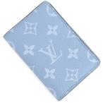  Louis Vuitton складывающийся пополам футляр для карточек бур nai The -duposhu монограмма × Taiga лама M14112 голубой shell akto one 