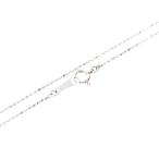 K18WG �ͥå��쥹 �ǥ����� �ۥ磻�ȥ������ 40cm ��ǥ����� �����ȥ��