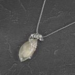 ロングネックレス レディース K18 ホワイトゴールド カラーストーン 47.96ct ダイヤモンド 0.14ct ジュエリー アクトワン