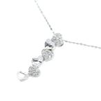 �ͥå��쥹 ��ǥ�����  18�� �ۥ磻�ȥ������ ������ 0.16ct ��������� �ϡ��� ���奨�꡼ �����ȥ��