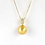 ��γ�ѡ��� �ͥå��쥹 ������ǥ�ѡ��� 11mm ��������� 0.13ct 18�� K18YG 45cm ���饤�ɼ� ��������������� ���� ���奨�꡼ ��ǥ����� �����ȥ��