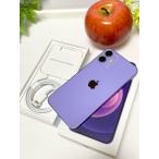 ショッピングiphone12 mini 付属あり 中古 Apple iPhone12 mini 64GB Purple MJQC3J/A【ソフトバンク SIMフリー】 判定〇 バッテリー77％表示 A5760