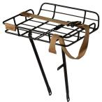 BASIL (バジル) キャリア ポートランドフロントキャリアハイ + リムーバブルベルト / マットブラック  (020117)