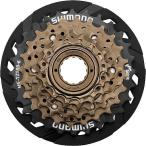 シマノ ターニー MF-TZ500-6-CP ボスフリー スプロケット 14-28T プロテクター付 (X1643) SHIMANO Tourney MF TZ 500 6 CP マルチプルホイール AMFTZ5006428CP