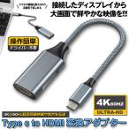 爆買 USB Type C to HDMI接続ケーブル 4K 60Hz USB3.1 高解像度 Type C to HDMI変換ケーブル Thun