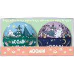  подарок на Bon Festival ответ внутри праздник . подарок шоколад Moomin шоко Clan chi ввод мяч жестяная банка комплект 2 шт MMNB2S бесплатная доставка 
