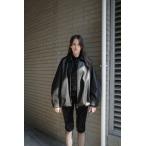 ショッピングバルーン クラネ / CLANE フェイクレザーバルーンジャケット - FAKE LEATHER BALLOON JACKET BLACK