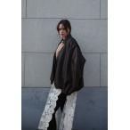 クラネ / CLANE フェイクレザーバルーンジャケット - FAKE LEATHER BALLOON JACKET BROWN