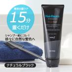 アデランス 白髪染め 男性用 ヘアカラートリートメント 髪をいたわる ダメージケア ヘアリプロ ビューステージ ナチュラルブラック