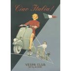 ショッピングポスター ポスター イタリア ベスパ vespa I.F.I ポスター 50×70 CIAO ITALIA CR039 インテリア