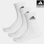 返品可 セール価格 アディダス公式 アクセサリー ソックス・靴下 adidas クッション クルー ソックス 3足組み [Cushioned Crew Socks 3 Pairs] eoss23ss