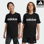 ショッピングアディダス tシャツ 返品可 アディダス公式 ウェア・服 トップス adidas エッセンシャルズ リニアロゴ コットン半袖Tシャツ 半袖