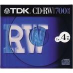 TDK CD-RWデータ用700MB 4倍速10mm厚ケース入り CD-RW80S