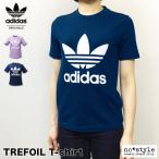 アディダス オリジナルス Tシャツ レディース 上 adidas originals 春 夏 トレフォイル 三つ葉 ビッグロゴ 半袖 アウトレット SALE セール