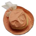 Yahoo! Yahoo!ショッピング(ヤフー ショッピング)子供服 美しきジョイス　リボンの帯が巻かれたオーソドックスなフォーマルお帽子 結婚式にもご利用いただけます（濠Du）オレンジ