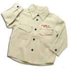 子ども服 Mゾーン 落ち着いた可愛らしい、優しい肌触りのコットンシャツ（濠Du) 子供服 アドゥラブル DUCKBILL ダックビル