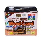 塗料 木材 防虫 油性ウッドガード 外部用 ウォルナット 7L 木工 アサヒペン