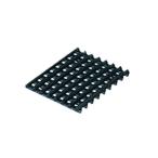  квадратная форма горшок низ маленький 40mmx35mmx3mm 50P черный Yamato пластик горшок низ сеть разрезанный .