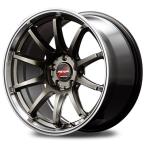マルカサービス ＲＭＰレーシング Ｒ１０ ７．５Ｊ-１８ ５Ｈ １００ ＋５０ チタンシルバー ホイール ４本セット価格