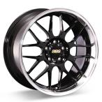 ＢＢＳ アルミ鍛造１ピースホイール ＲＧ-Ｒ ８．５Ｊ-１７ ５Ｈ １１４．３ ＋５５ ＢＫＤ/ＧＬＤ RG745