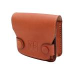 MARK CRAFT кожа сумка ручная работа натуральная кожа телячья кожа Mark craft Pouch03 HAND MADE LEATHERCRAFT ткань to сумка . inserting ячейка для монет светло-коричневый 