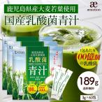 （ 鹿児島県産 乳酸菌 青汁 ： 63包 9週間分 )  189g 国産 人気 健康 ダイエット 乳酸菌 食物繊維 大麦若葉 野菜 送料無料 ギフト