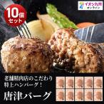 唐津バーグ 140g×10個 ハンバーグ 佐賀県産黒毛和牛 九州産 牛肉 極上ハンバーグ