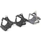 犬用 ハーネス やわらかクッションパピー グレー やさしい 星柄