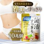 乳酸菌 サプリメント 菌活すっきり 乳酸菌10兆個 ビフィズス菌 酪酸菌 コンブチャ 酵素 オリゴ糖 菌活 プロバイオティクス 母の日 プレゼント