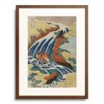 葛飾北斎 Katsushika Hokusai 「諸国滝廻り 和州吉野 義経馬洗瀧」