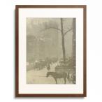 アルフレッド・スティーグリッツ Alfred Stieglitz 「Street scene (from: Camera Work, 1903-11)」