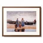 ウィンスロー・ホーマー Winslow Homer 「Two Girls On The Beach, Tynemouth. 1881」