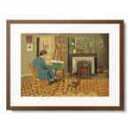 フェリックス・ヴァロットン Felix Edouard Vallotton 「Max Rodrigues-Henriques in his father-in-law's studio」
