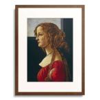 サンドロ・ボッティチェッリ Sandro Botticelli  「女性の肖像(シモネッタ・ヴェスプッチ) Portrait of a young woman in profile (Simonetta Vespucci?).」