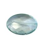 Yahoo! Yahoo!ショッピング(ヤフー ショッピング)【AFP】 天然石　アクアマリン　カット　ナツメ　約1.7cm×2.5cm　1個　パーツ　aqa-nc1725