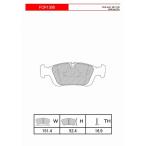 FERODO ブレーキパッド DS PERFORMANCE BMW E85/E86 Z4 (クーペ/ ロードスター) 2.2i/2.5i/3.0i 03〜09 BT22/BT25 BU25/BT30 - フロント FDS1300