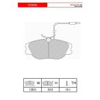 FERODO ブレーキパッド DS PERFORMANCE アルファロメオ スパイダー (916系) 2.0 ツインスパーク 95〜98 916S2/916S2B/91620S LUCAS フロント FDS565