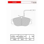 ショッピングFERODO FERODO ブレーキパッド DS PERFORMANCE ランチア デルタ 2.0 HF インテグラーレ 88〜92 L31C5 L31D5 - フロント FDS565