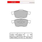 ショッピングFERODO FERODO ブレーキパッド DS2500 アルファロメオ ブレラ 2.2 JTS 06〜11 93922S - フロント FCP1805H